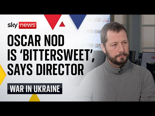 Mstyslav Chernov on his 'bittersweet' Oscar nod for '20 days in Mariupol'