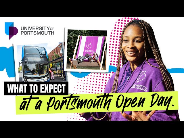 What to expect at a University of Portsmouth Open Day