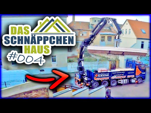 SCHNÄPPCHENHAUS #004 | Erstes MATERIAL - 250 KG STAHLTRÄGER & Holzbalken! | Home Build Solution