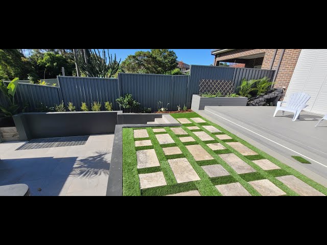 Garden landscaping ideas, small yard landscaping ideas, narrow side yard landscaping ideas, paving