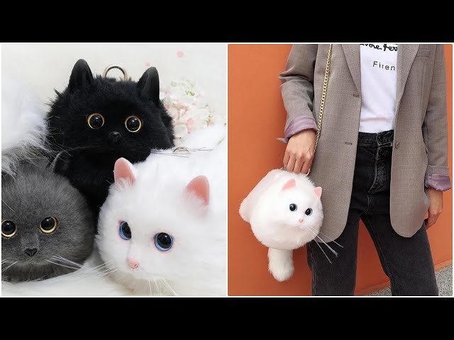 My Fluffy Cat Handbag Unboxing - So Cute.. #shorts #youtubeshorts