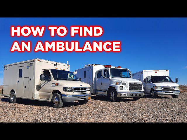 How to Find Your Ambulance to Convert and What To Look For