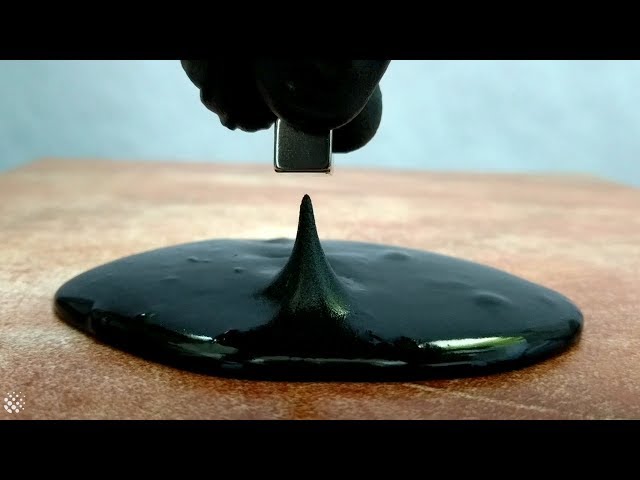 Oddly Satisfying Video Of Moving Magnetic Slime