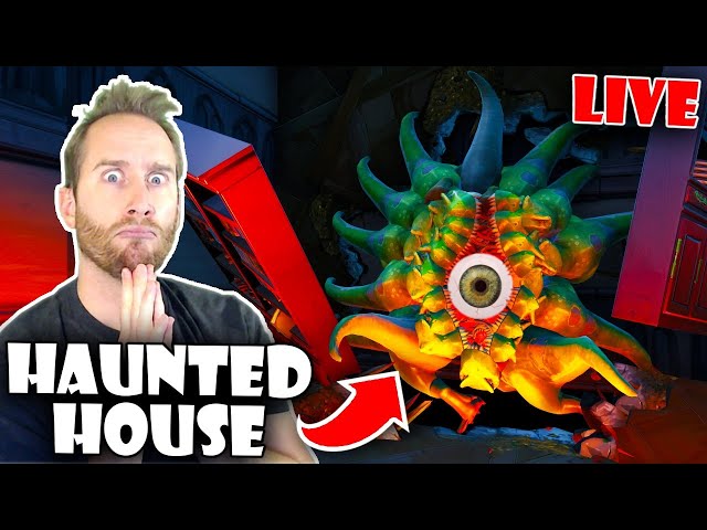 Building a Haunted House in Fortnite Creative Part 3 LIVE!