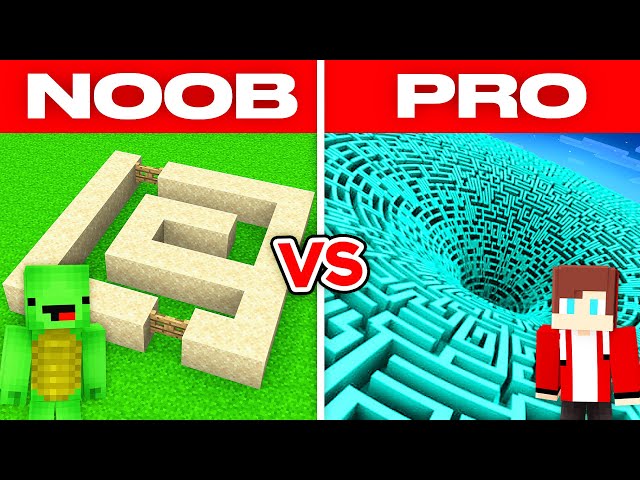JJ And Mikey BUILT THE BIGGEST MAZE in Minecraft Maizen