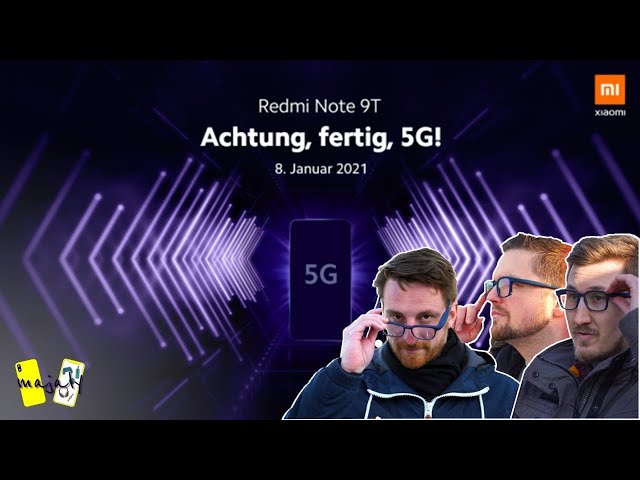 Redmi Note 9T - Wir schauen gemeinsam die Präsentation | majaly-Tech | Tech News (Live)