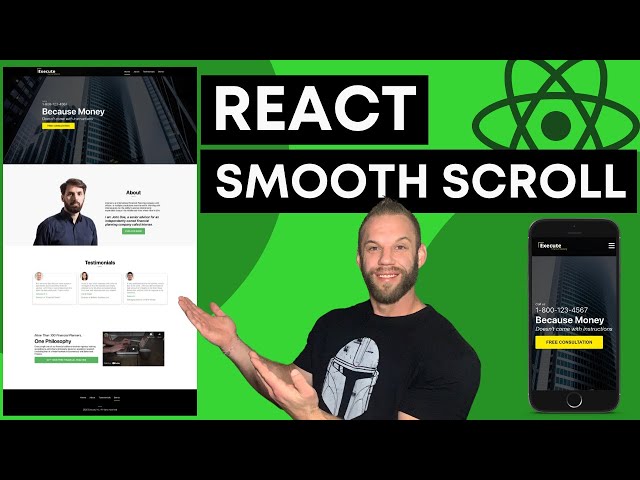 How To Smooth Scroll in React - Smooth Scrolling Tutorial