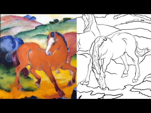 Coloring German Expressionism—Art Study Center at Home