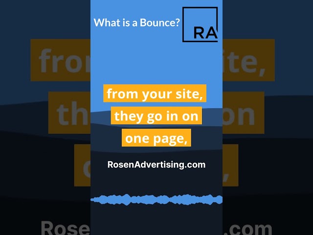 What is Bounce Rate?