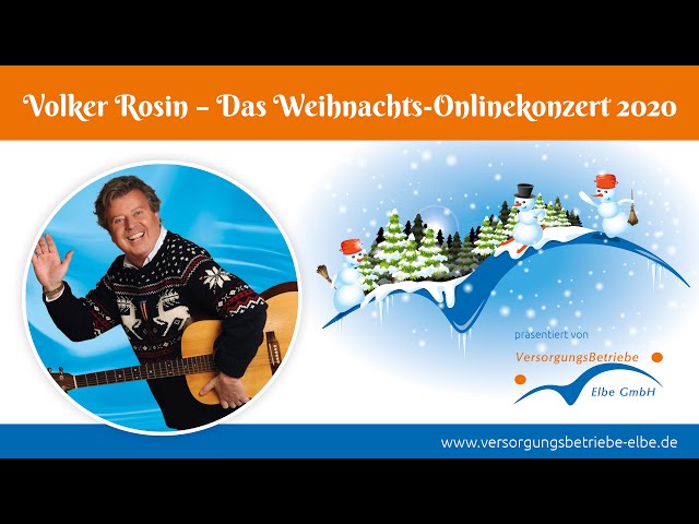 Volker Rosin – Das Weihnachts-Onlinekonzert 2020