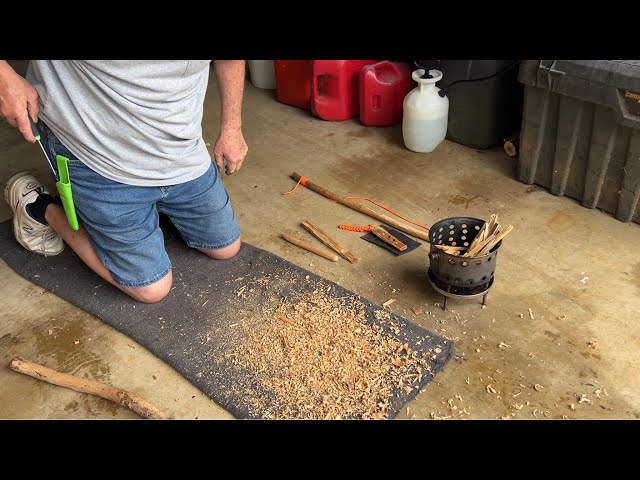 How To Bow Drill 20 Years Of Pine Sapwood