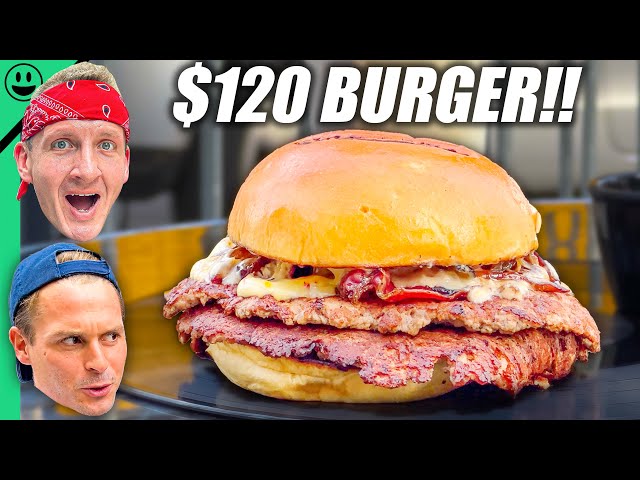 $8 vs $120 French Burger in Paris!! Complete Train wreck and Total Masterpiece!!