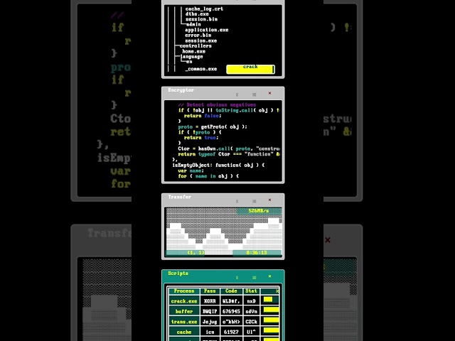 hacker-simulator.com DOS flavor #hacker #screen #prank