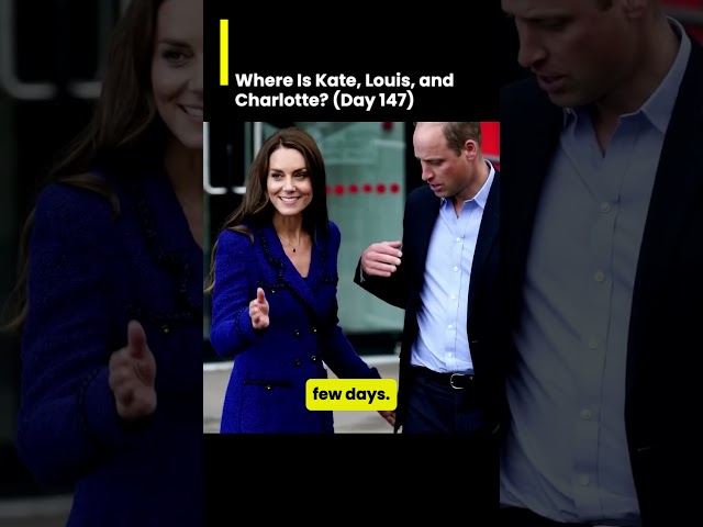 Where Is Kate, Louis, and Charlotte? (Day 147). #katemiddleton #princeharry #meghanmarkle