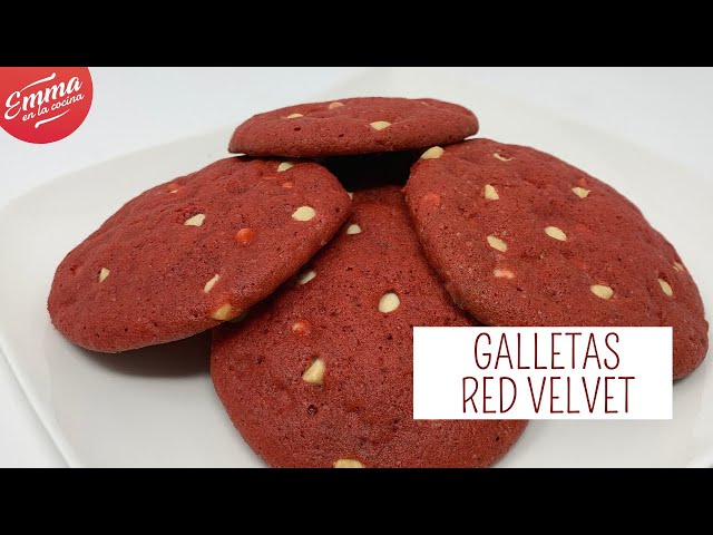 GALLETAS RED VELVET | Deliciosas
