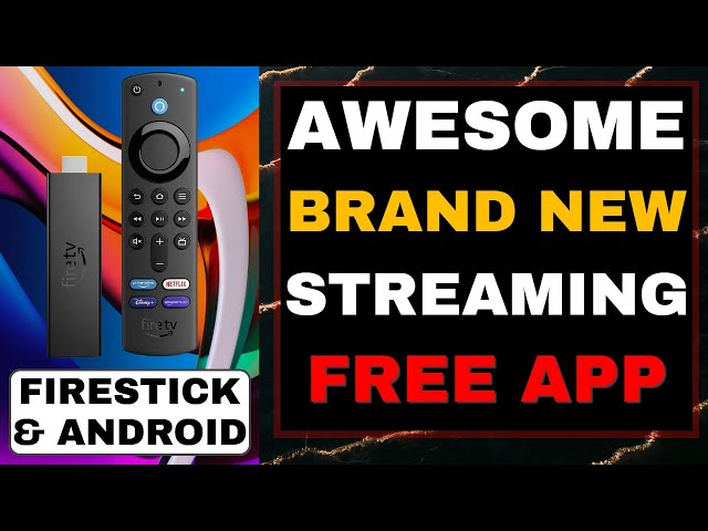 AWESOME New Streaming App With LIVE TV included! (FIRESTICK & ANDROID)