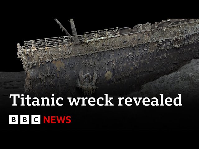 Scan of Titanic reveals wreck as never seen before - BBC News