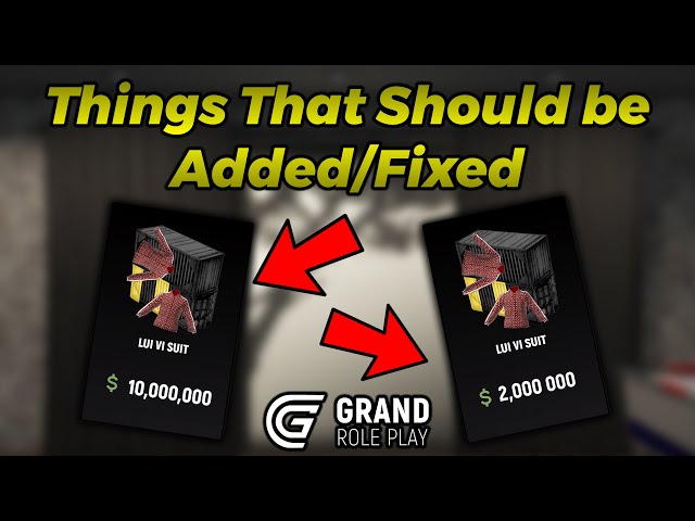 Things That Need to be Added to Grand RP (Community Suggested) Ep.3