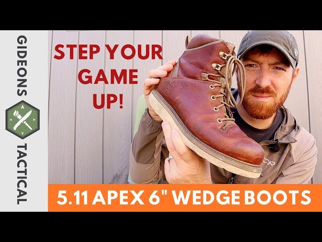 Step Your Game Up! 5.11 Apex 6" Wedge Boots