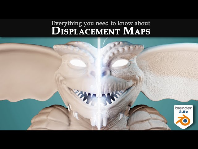Displacement maps in Blender