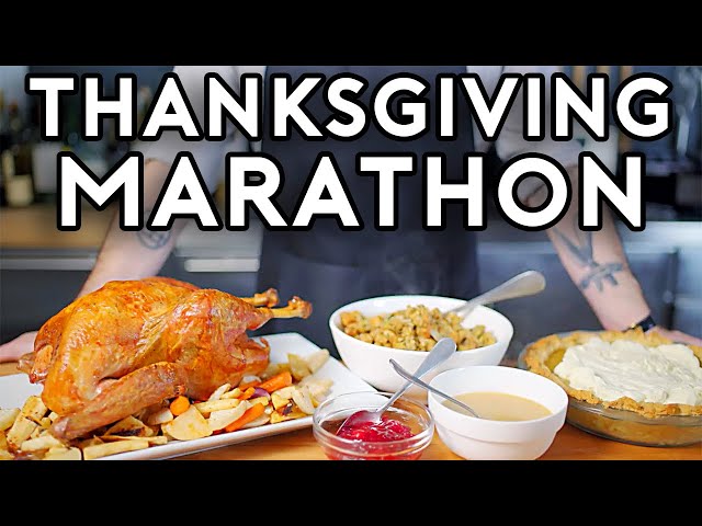 Thanksgiving Recipe Marathon | Babish Culinary Universe