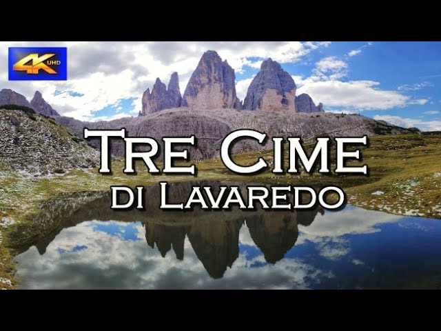 Tre Cime di Lavaredo - Dolomites • Trek around towers  4K