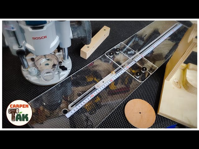amazing!! router multifunctional circular cutting jig / Simple but very useful jig