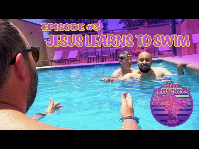 Hot Summer Vlog #3 - Jesus Learns to Swim