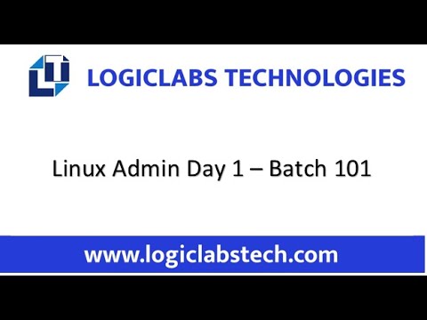 Linux Admin Day-1 Batch 101
