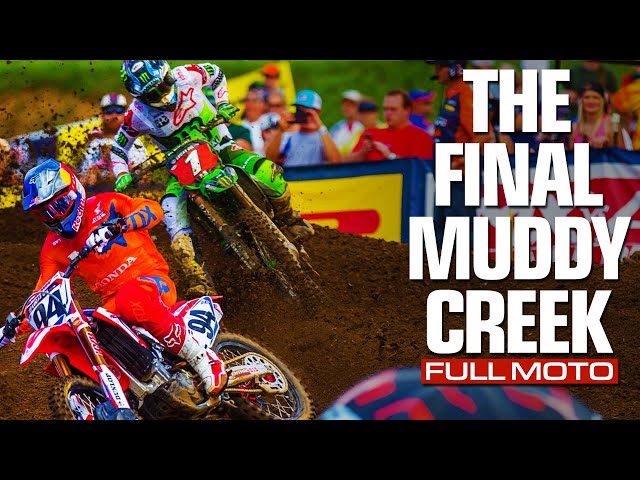 FULL MOTO. Tomac Chases Down Roczen At Final Muddy Creek National | 2018 Tennessee 450 Moto 1