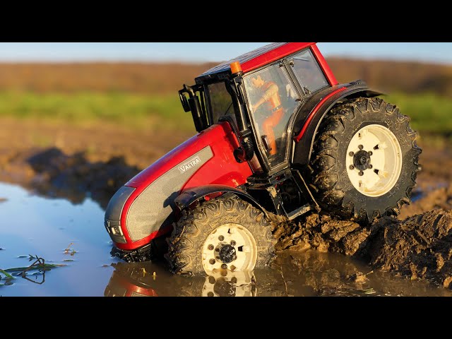 Awesome RC Mud Riding with 4WD Custom Tactor!