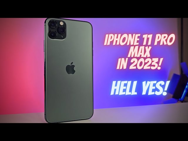 iPhone 11 Pro Max in 2023! This is an easy Hell Yes!