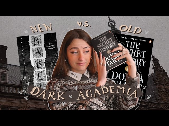 dark academia reading vlog ✒️ the secret history vs babel  *spoiler-free*