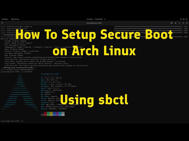 Setting Up Secure Boot on Arch Linux Using sbctl