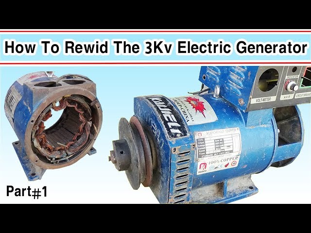 How To Rewind The 3 Kw Electric Generator Part#1