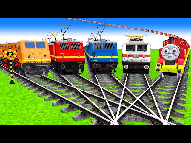 踏切アニメ  あぶない電車 5 TRAIN CROSSING 🚦 Fumikiri 3D Railroad Crossing Animation # train