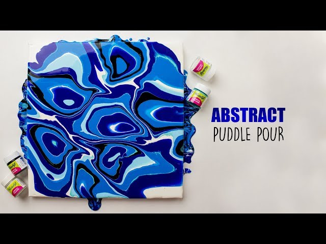 Abstract Puddle Pour | Pouring Art
