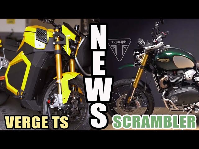 An electric bike that you'll really want, and updates for Triumph's Scrambler 1200.
