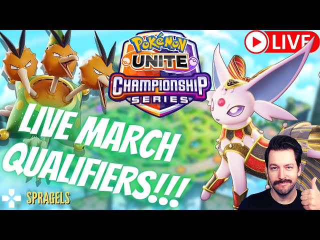 MARCH Pokemon Unite Championship Series Qualifiers! spragels stream