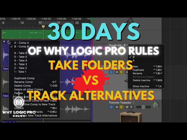 Take Folders vs Track Alternatives - What's Best For Managing Takes?