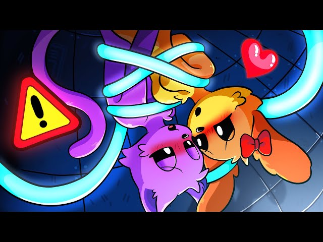 Secret Night at DOGDAY and CATNAP  (Feat.Bubbaphant)  | Poppy Playtime 3 Game Animation