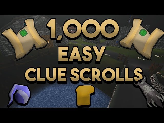 Loot From 1,000 Easy Clue Scrolls