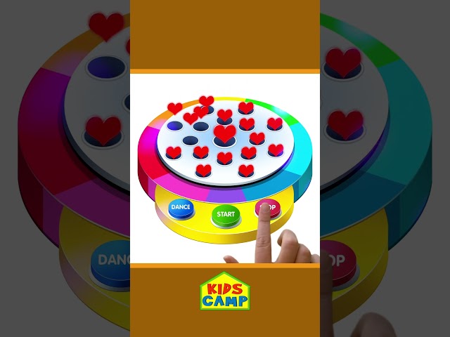 Learn Colors And Shapes With Dancing Balls #shorts #colors #educational #shape