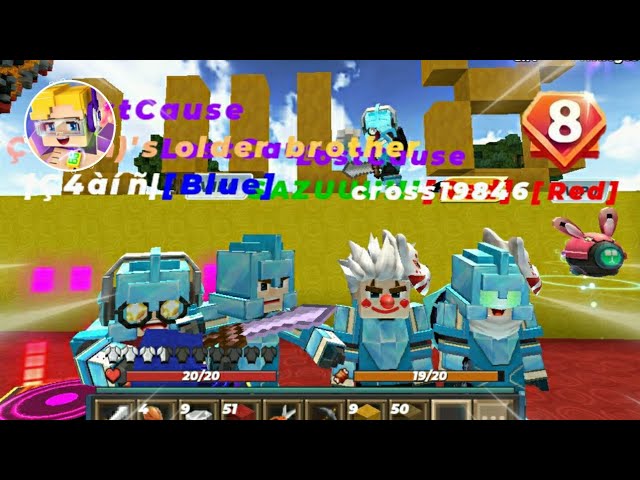 First ever LostCause Clan (Level 8) PvP in Egg war | Blockman Go