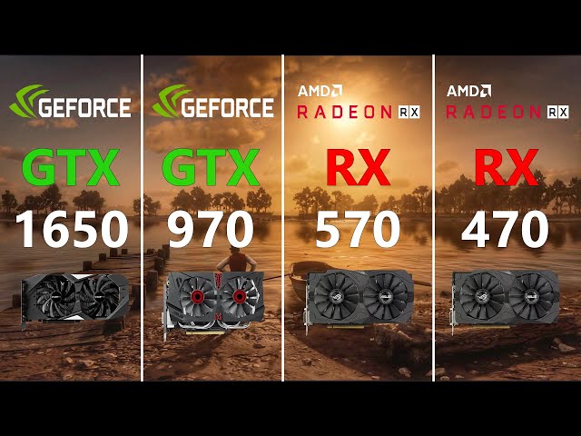 GTX 1650 vs GTX 970 vs RX 570 vs RX 470 Test in 7 Games