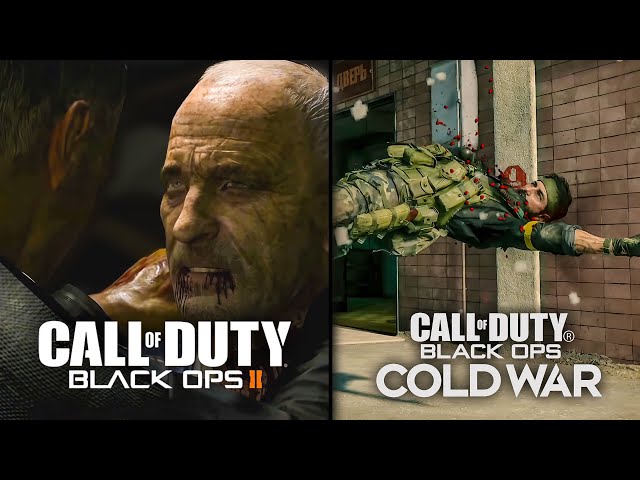 FRANK WOODS DEATH COMPARISON | Call Of Duty Black Ops 2 vs Call of Duty Black Ops Cold War