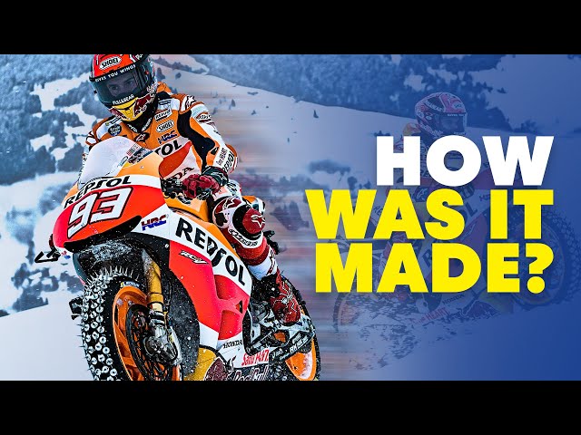 Marc Marquez Rides Motorbike On Ski Slope | How Was It Made? | Red Bull