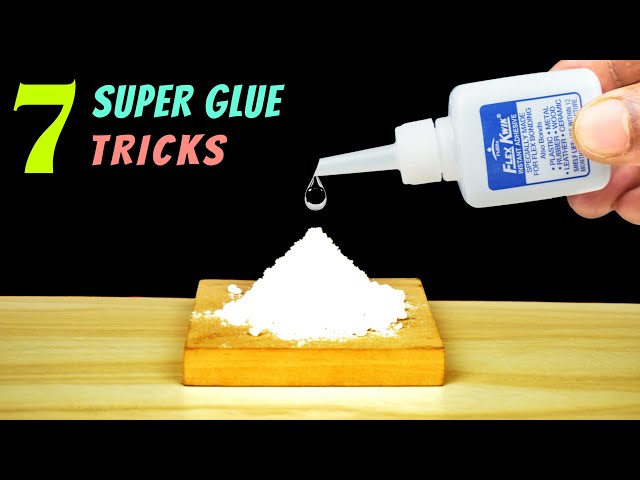 7 Awesome Science Experiments With Super Glue & Baking Soda