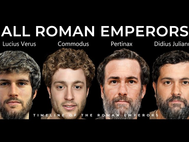 The Faces of Roman Emperors-Augustus to Constantine