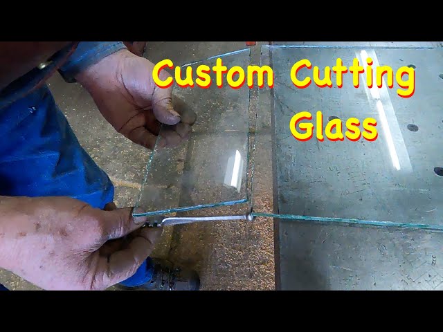 How I Cut Glass for Dutch Doors on the Sheep Wagon | Engels Coach Shop